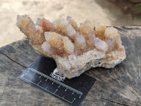 Natural Amethyst Spirit Quartz Clusters x 2 From Boekenhouthoek, South Africa