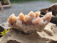 Natural Amethyst Spirit Quartz Clusters x 2 From Boekenhouthoek, South Africa
