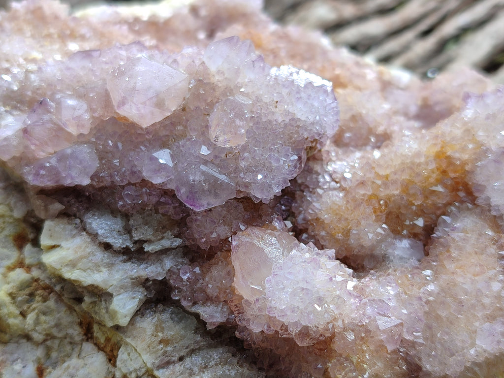 Natural Amethyst Spirit Quartz Clusters x 2 From Boekenhouthoek, South Africa - Toprock Gemstones and Minerals 