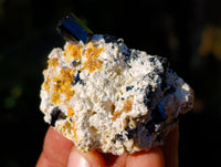 Natural Schorl Black Tourmaline with Hyalite Opal x 20 From Erongo, Namibia - Toprock Gemstones and Minerals 