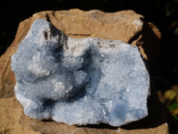 Natural Celestite Geode Specimens x 1 From Sakoany, Madagascar