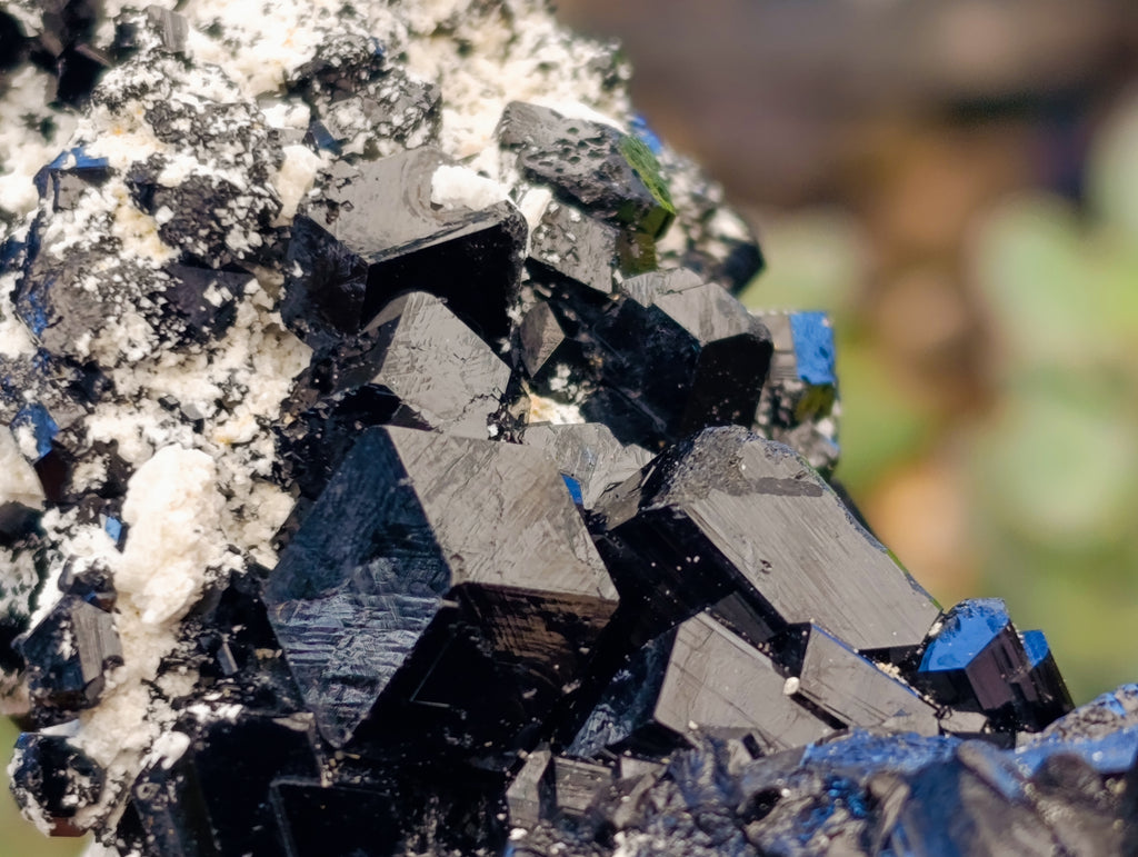 Natural Schorl Black Tourmaline Specimens x 2 From Erongo, Namibia - Toprock Gemstones and Minerals 