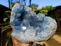 Natural Celestite Geode Specimens x 1 From Sakoany, Madagascar