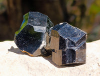 Natural Schorl Black Tourmaline with Hyalite Opal x 12 From Erongo, Namibia