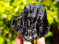 Natural Schorl Black Tourmaline with Hyalite Opal x 12 From Erongo, Namibia