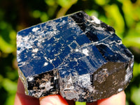 Natural Schorl Black Tourmaline with Hyalite Opal x 12 From Erongo, Namibia