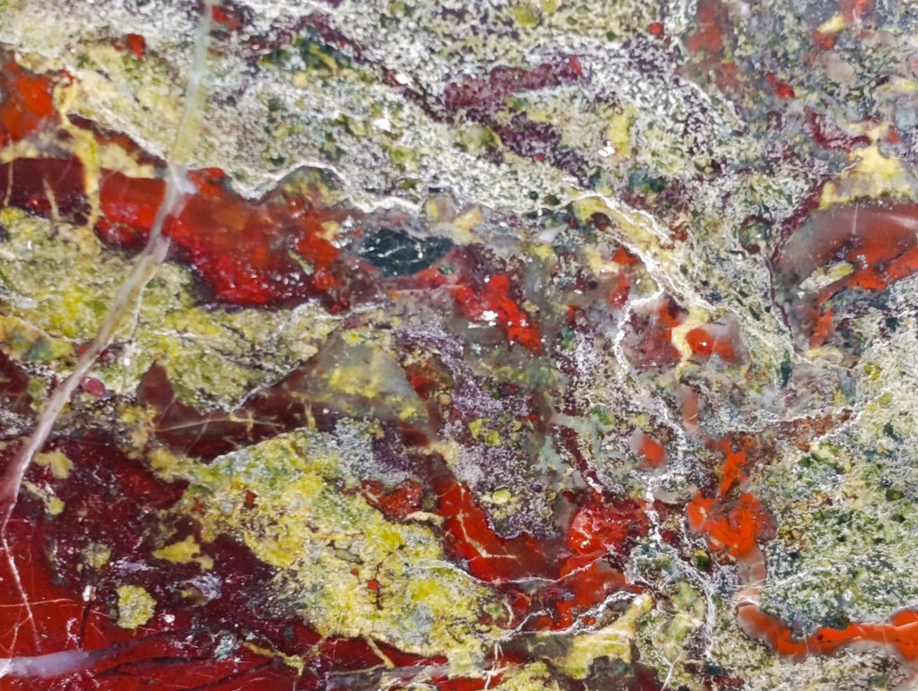 Polished Bastite Dragons Blood Stone Standing Free Form x 1 From Tshipise, South Africa - Toprock Gemstones and Minerals 