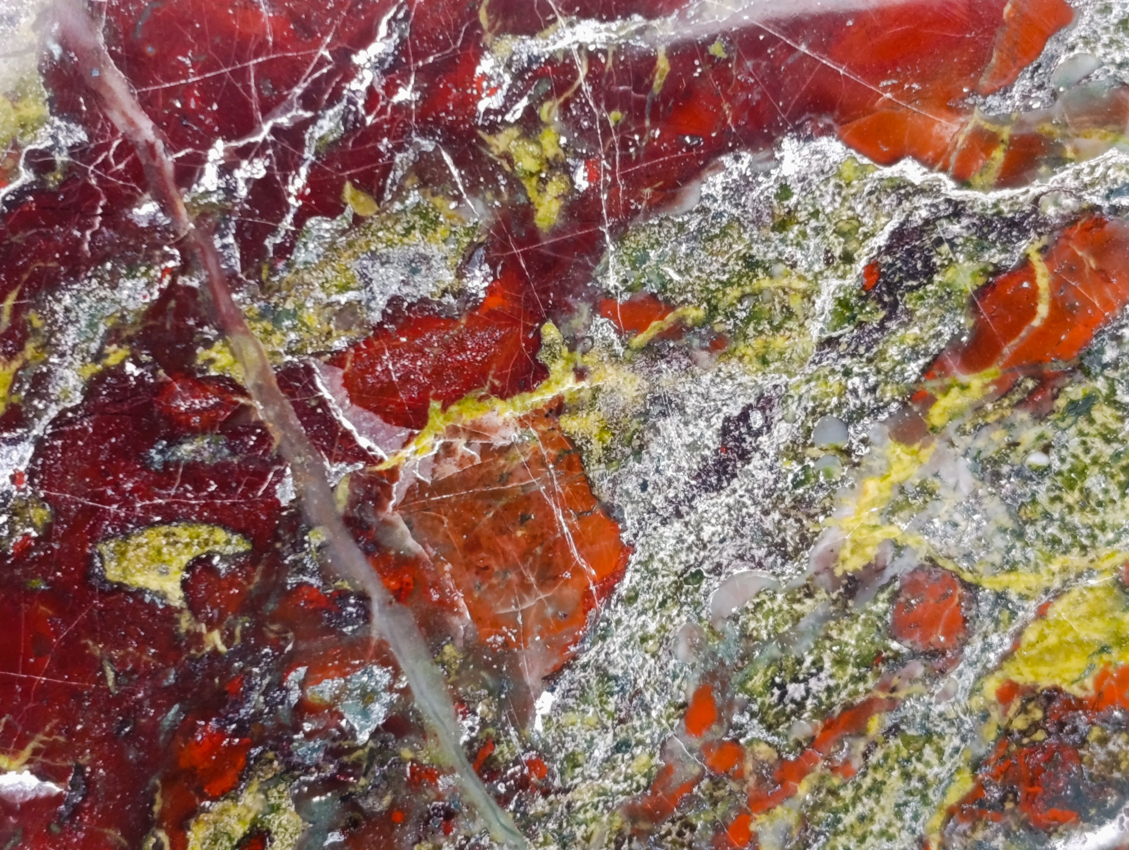 Polished Bastite Dragons Blood Stone Standing Free Form x 1 From Tshipise, South Africa - Toprock Gemstones and Minerals 