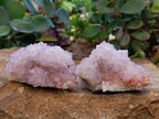 Natural Amethyst Spirit Quartz Clusters x 3 From Boekenhouthoek, South Africa - Toprock Gemstones and Minerals 