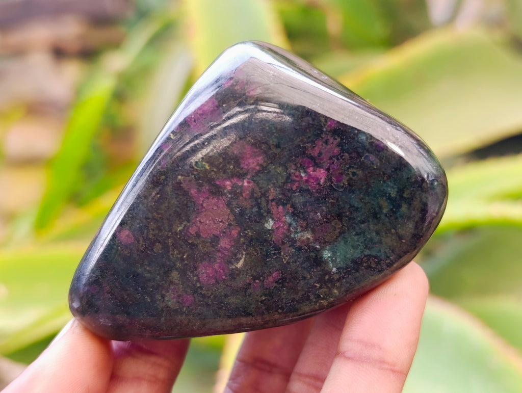 Polished Ruby Corundum In Chrome Verdite Free Forms x 4 From Zimbabwe - Toprock Gemstones and Minerals 