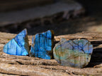 Polished On One Side Labradorite Plates x 35 From Madagascar - Toprock Gemstones and Minerals 