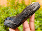 Natural Schorl Black Tourmaline with Fibrous and Needle Formations x 6 From Erongo, Namibia - Toprock Gemstones and Minerals 