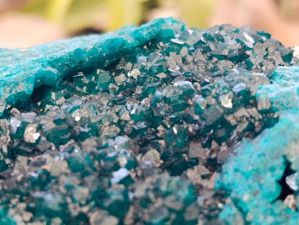 Natural Dioptase with Shattuckite On Dolomite Specimens x 3 From Likasi, Congo - Toprock Gemstones and Minerals 