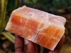 Natural Rhombohedral Sunset Orange Calcite Specimens x 12 From Spitzkop, Namibia - Toprock Gemstones and Minerals 