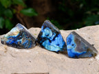 Polished On One Side Labradorite Plates x 35 From Madagascar - Toprock Gemstones and Minerals 