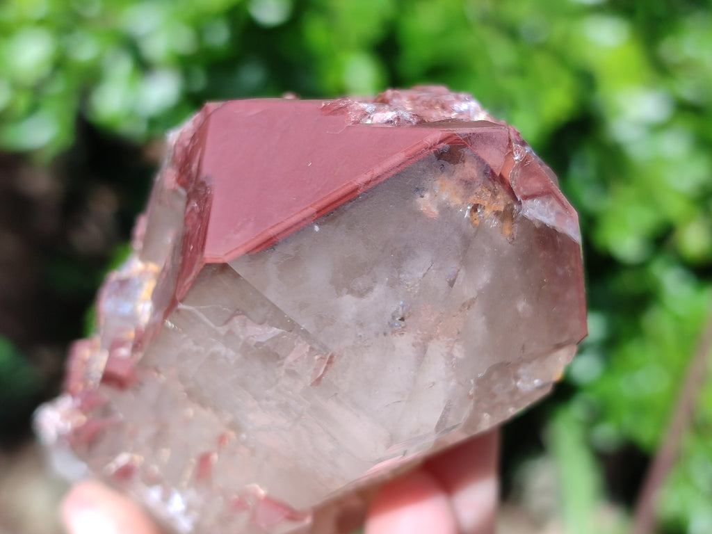 Natural Red Hematoid Quartz Clusters x 3 From Karoi, Zimbabwe - Toprock Gemstones and Minerals 