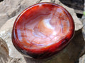 Polished Carnelian Agate Bowls x 2 From Madagascar - Toprock Gemstones and Minerals 