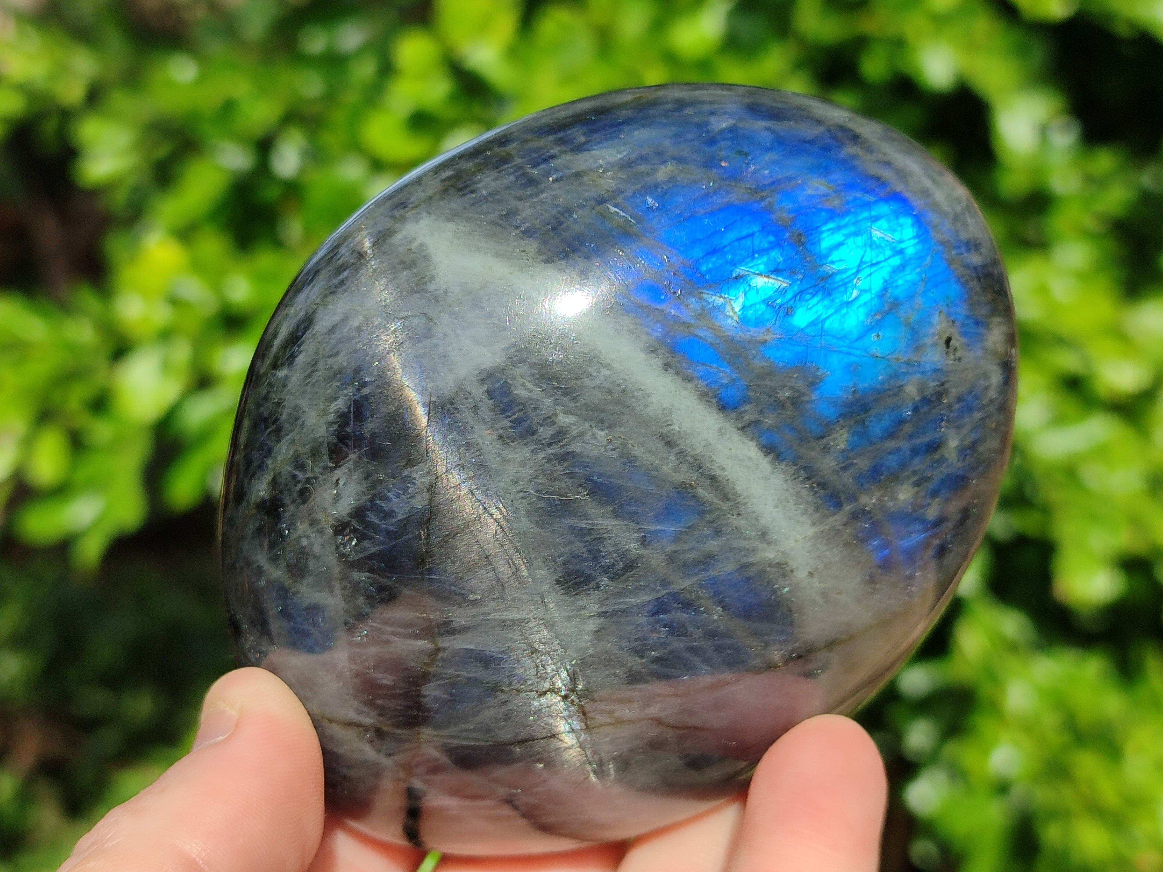Polished Purple, Gold and Blue Flash Labradorite Standing Free Forms x 4 From Tulear, Madagascar - Toprock Gemstones and Minerals 
