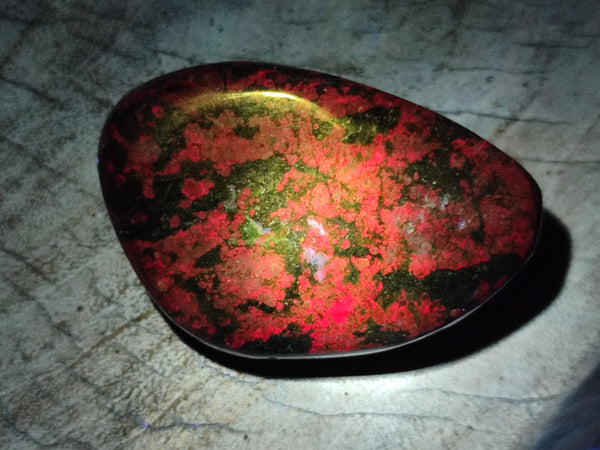 Polished Ruby Corundum In Chrome Verdite Free Forms x 6 From Zimbabwe