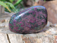 Polished Ruby Corundum In Chrome Verdite Free Forms x 6 From Zimbabwe - Toprock Gemstones and Minerals 