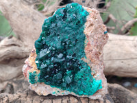 Natural Dioptase On Dolomite Specimens x 3 From Likasi, Congo - Toprock Gemstones and Minerals 
