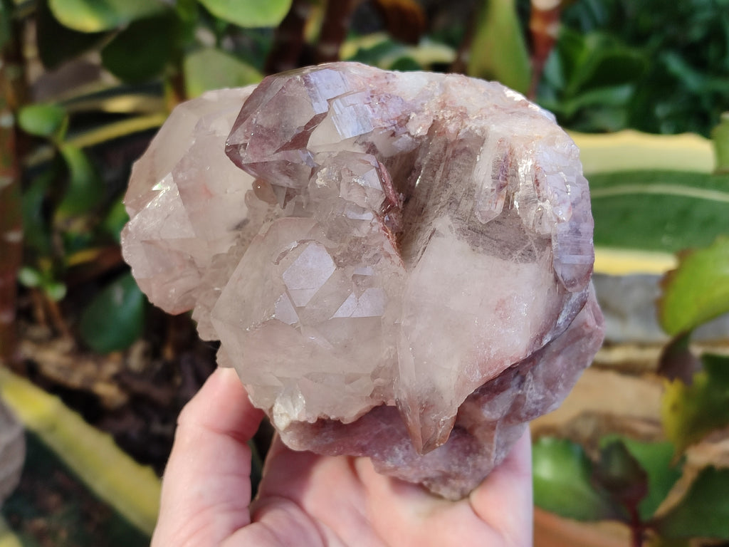 Natural Red Hematoid Quartz Clusters x 2 From Karoi, Zimbabwe - Toprock Gemstones and Minerals 