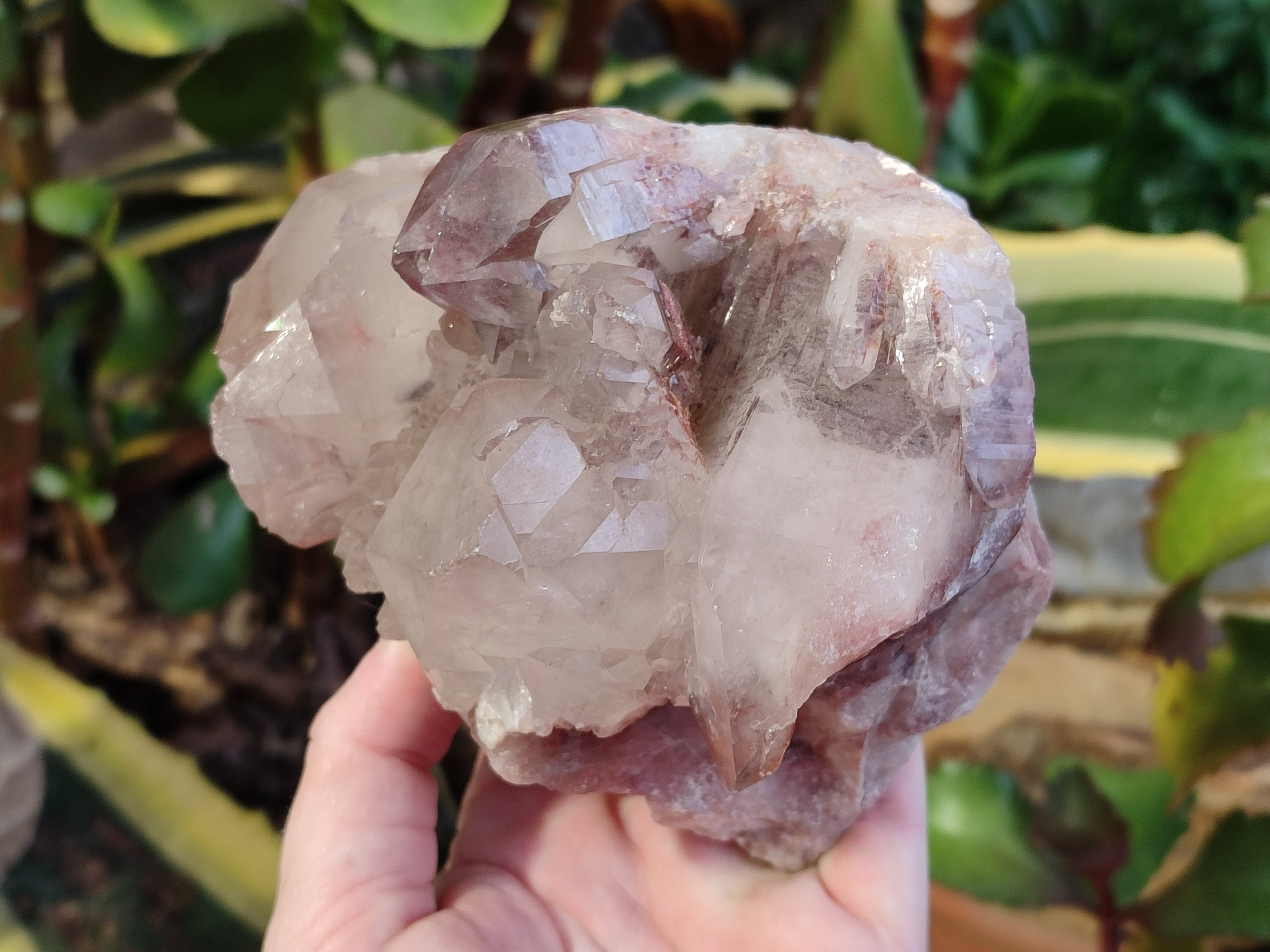 Natural Red Hematoid Quartz Clusters x 2 From Karoi, Zimbabwe - Toprock Gemstones and Minerals 