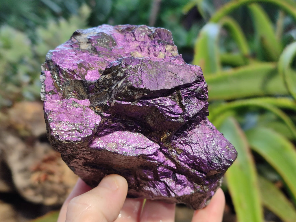 Natural Metallic Purpurite Cobbed Specimens x 3 From Erongo, Namibia - Toprock Gemstones and Minerals 