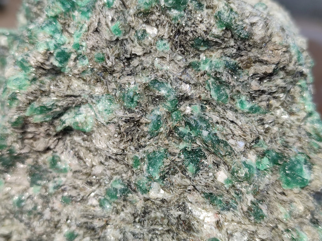 Natural Emerald Mica In Matrix Cobbed Specimens x 5 From Mutoko, Zimbabwe - Toprock Gemstones and Minerals 