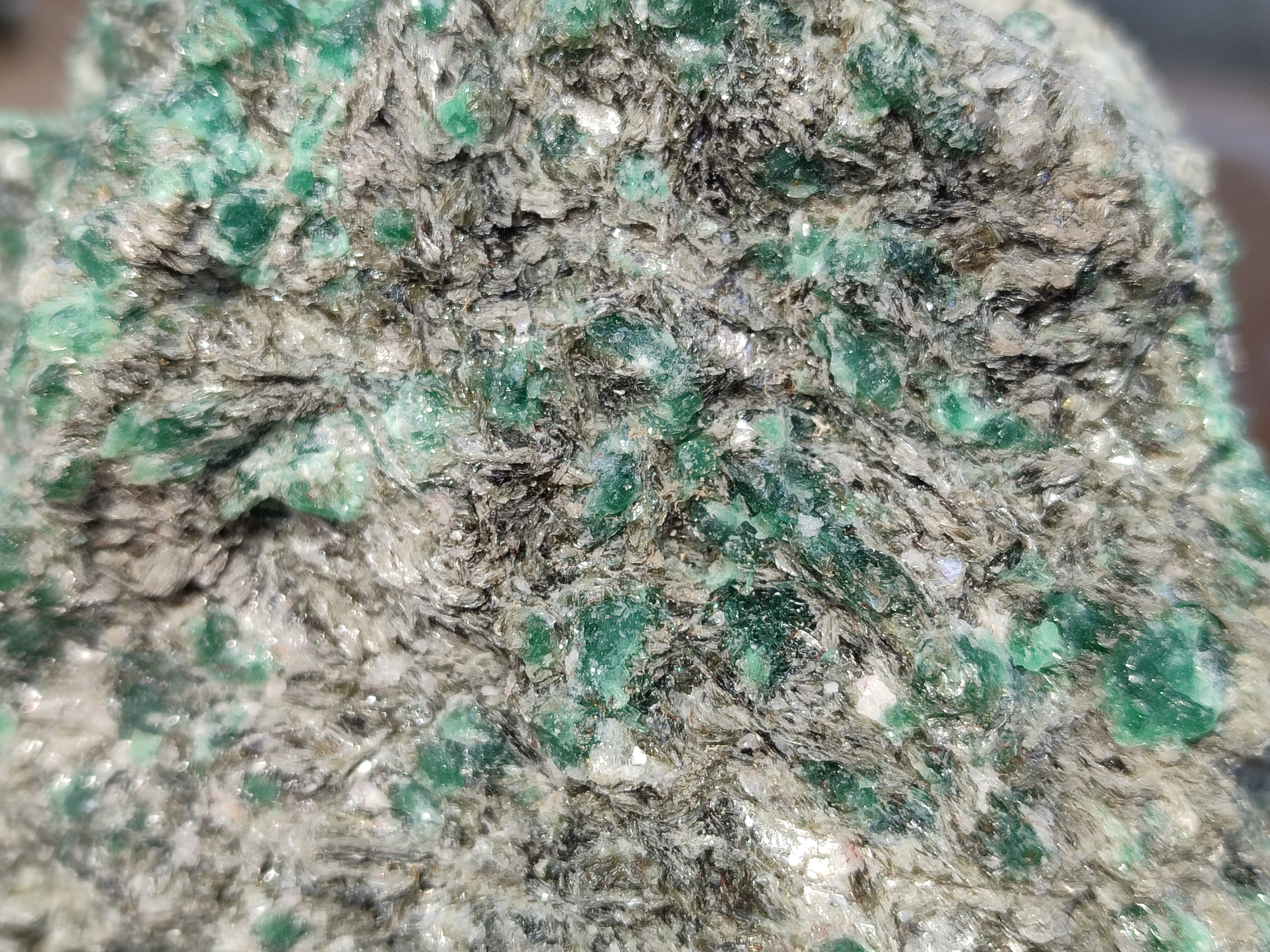 Natural Emerald Mica In Matrix Cobbed Specimens x 5 From Mutoko, Zimbabwe - Toprock Gemstones and Minerals 