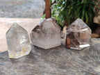 Polished Smokey Quartz Crystals x 3 From Madagascar - Toprock Gemstones and Minerals 