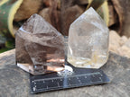 Polished Smokey Quartz Crystals x 3 From Madagascar - Toprock Gemstones and Minerals 