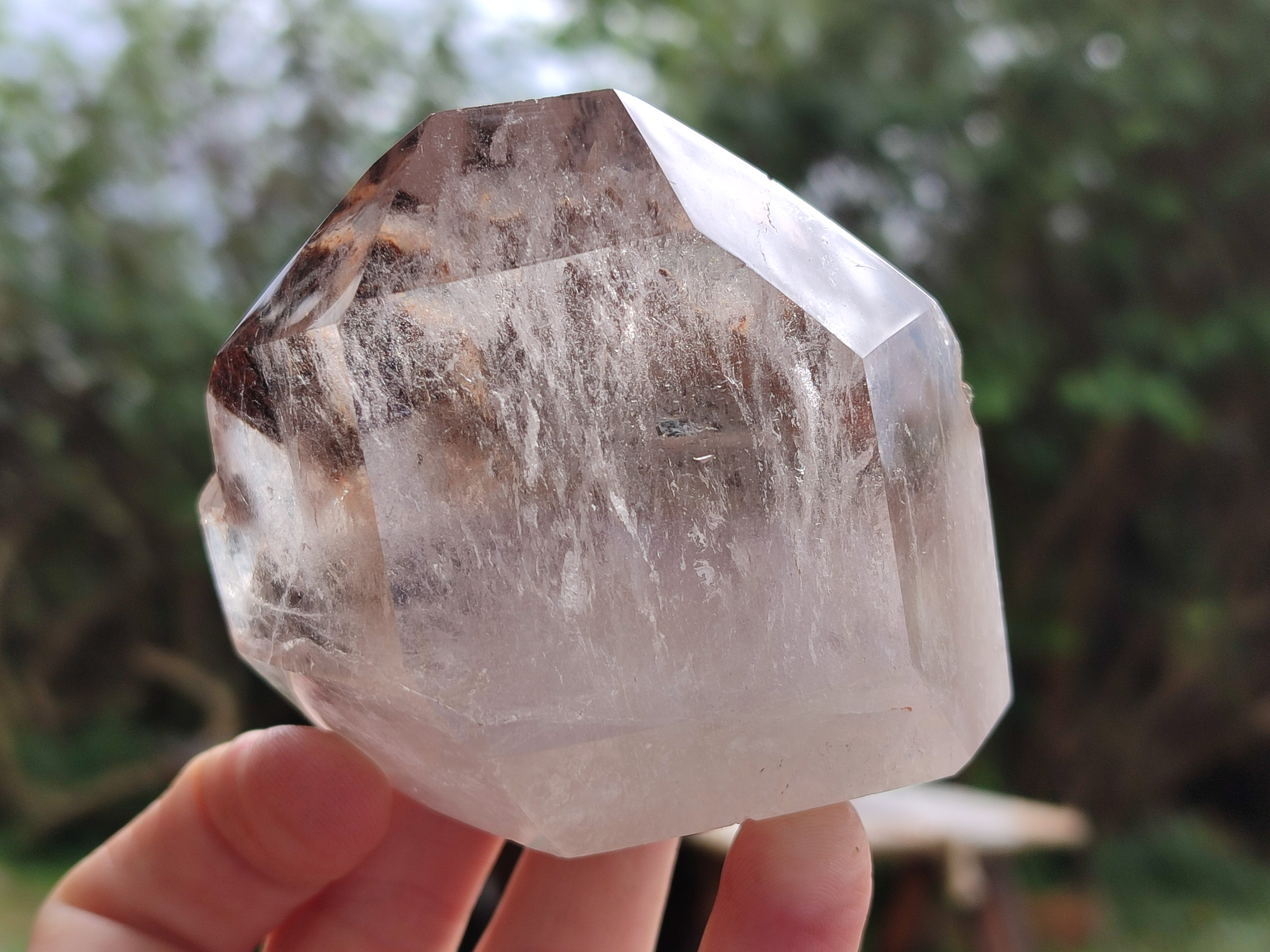 Polished Smokey Quartz Crystals x 3 From Madagascar - Toprock Gemstones and Minerals 