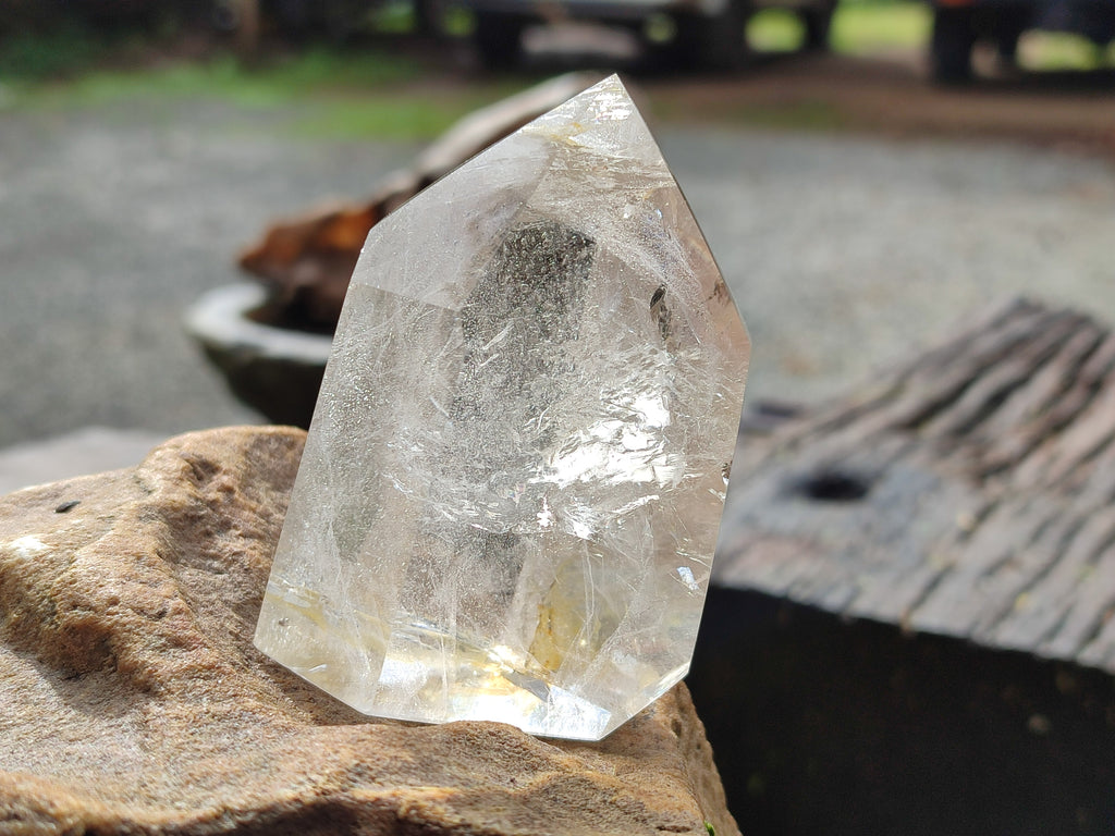 Polished Smokey Quartz Crystals x 3 From Madagascar - Toprock Gemstones and Minerals 