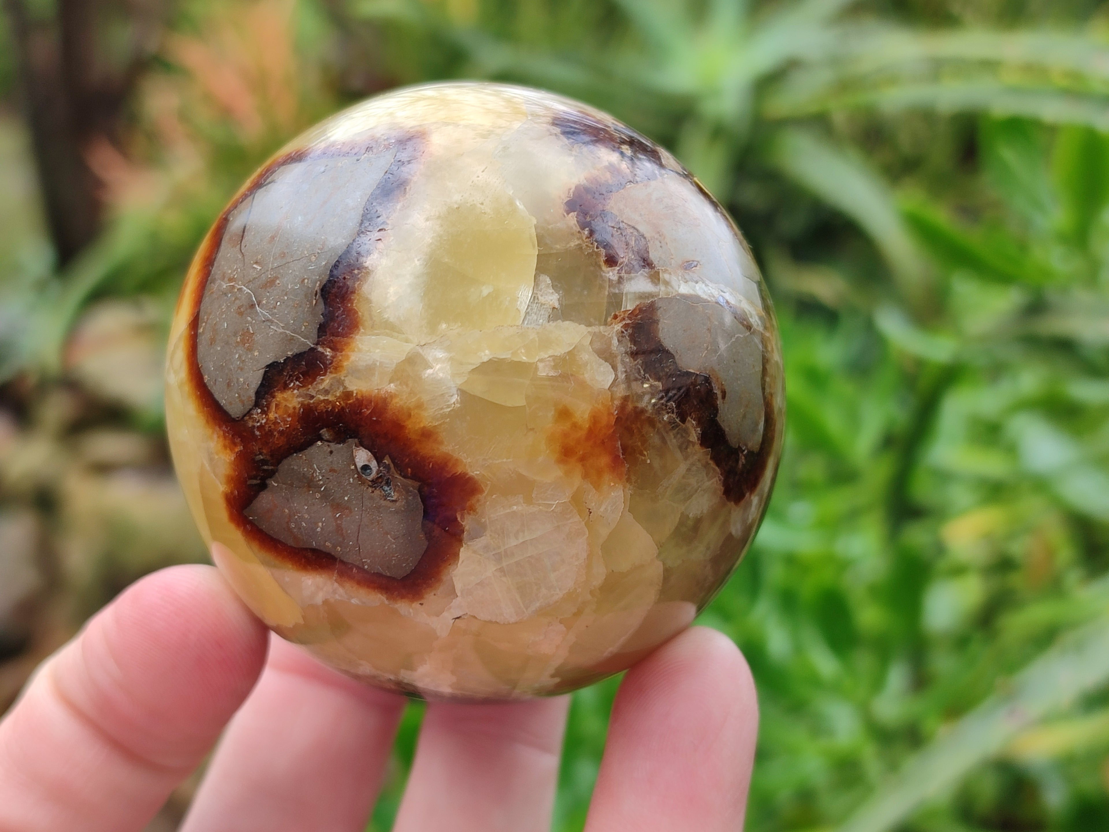 Polished Septerye Spheres x 4 From Mahajanga, Madagascar - Toprock Gemstones and Minerals 