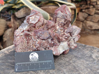 Natural Red Hematoid Quartz Cluster x 1 From Karoi, Zimbabwe