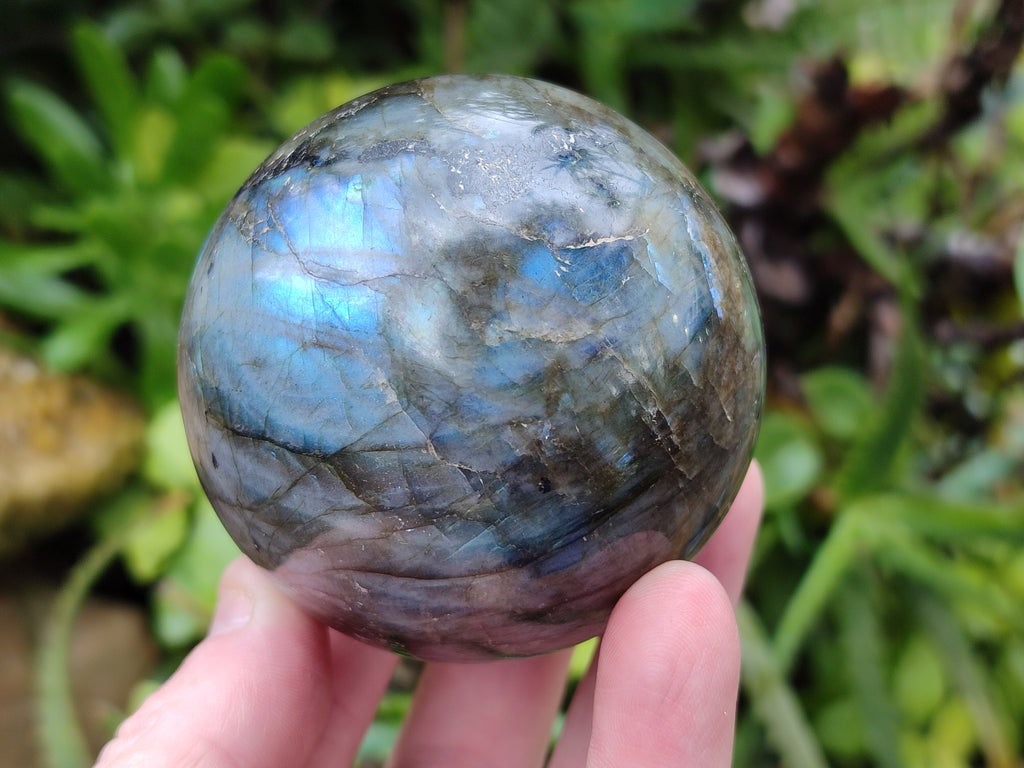 Polished Labradorite Spheres x 3 From Tulear, Madagascar - Toprock Gemstones and Minerals 