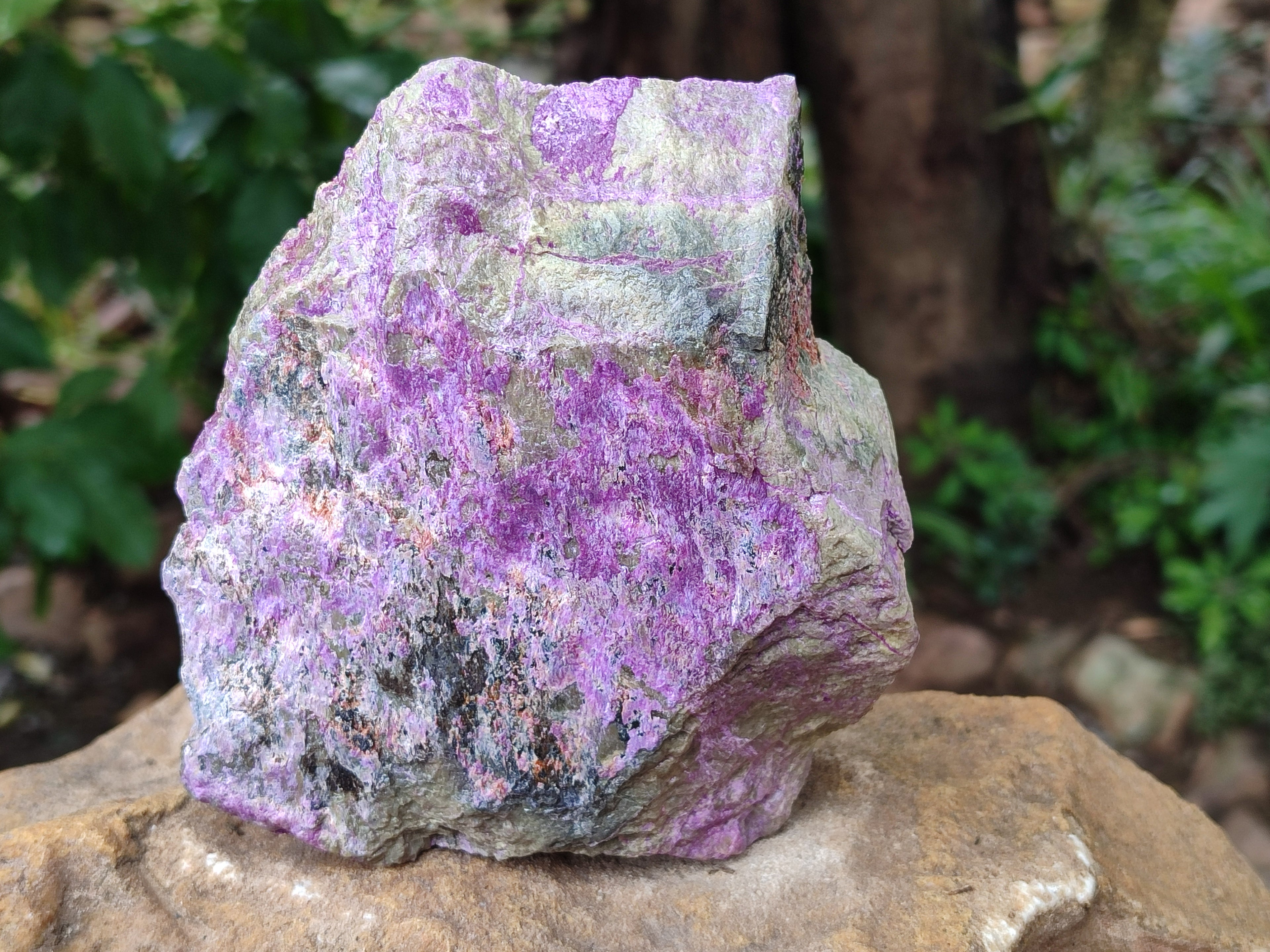 Natural Stichtite Cobbed Specimens x 3 From Barberton, South Africa - Toprock Gemstones and Minerals 