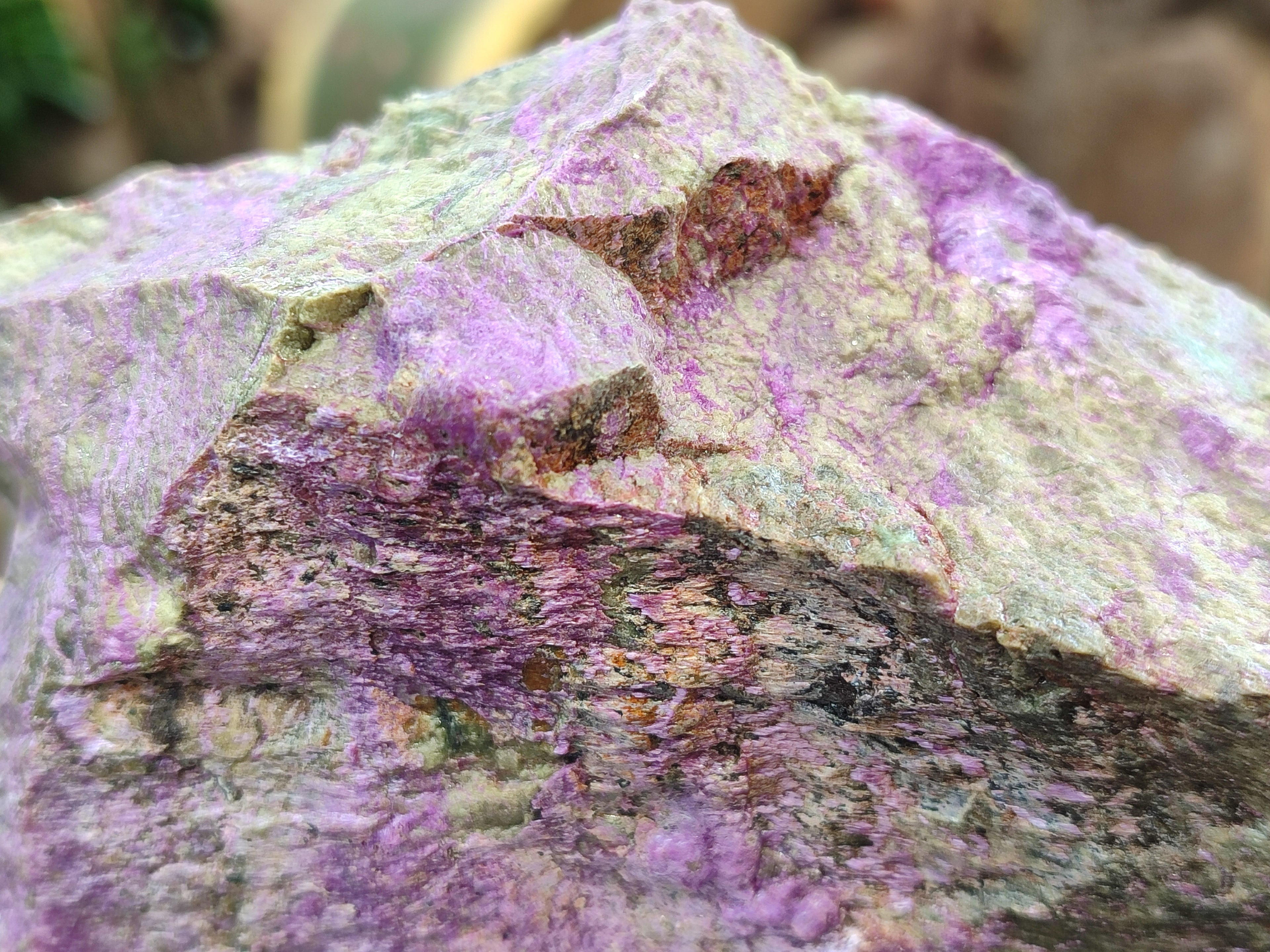 Natural Stichtite Cobbed Specimens x 3 From Barberton, South Africa - Toprock Gemstones and Minerals 