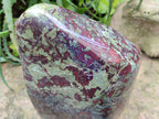 Polished Bastite Dragons Blood Stone Standing Free Form x 1 From Tshipise, South Africa - Toprock Gemstones and Minerals 