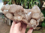 Natural Phantom Cascading Smokey Quartz Clusters x 2 From Luena, Congo - Toprock Gemstones and Minerals 