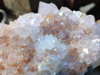 Natural Lilic Cactus Spirit Quartz Clusters x 3 From South Africa - Toprock Gemstones and Minerals 