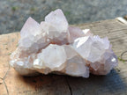 Natural Lilic Cactus Spirit Quartz Clusters x 3 From South Africa - Toprock Gemstones and Minerals 