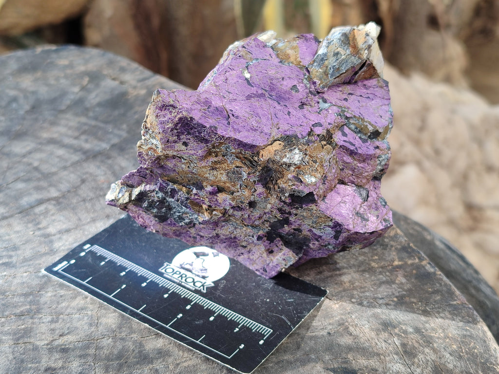 Natural Metallic Purpurite Cobbed Specimens x 3 From Erongo, Namibia - Toprock Gemstones and Minerals 
