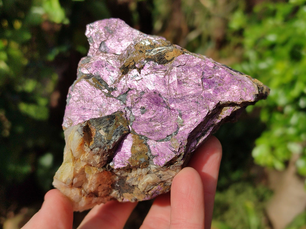 Natural Metallic Purpurite Cobbed Specimens x 3 From Erongo, Namibia - Toprock Gemstones and Minerals 
