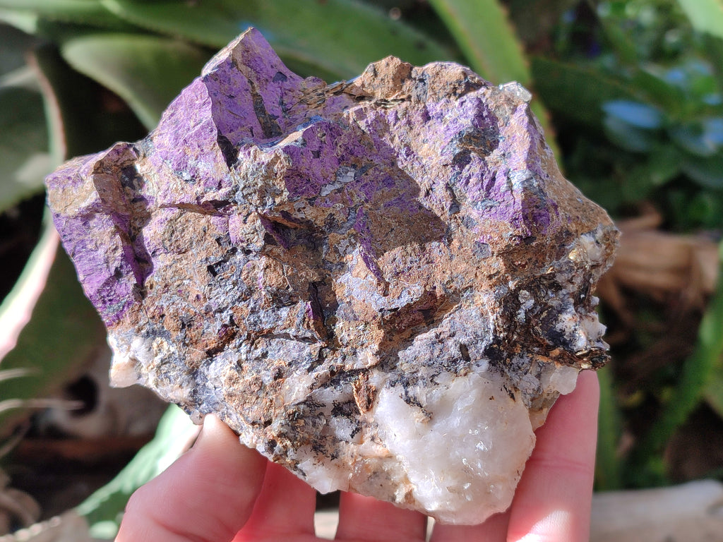 Natural Metallic Purpurite Cobbed Specimens x 3 From Erongo, Namibia - Toprock Gemstones and Minerals 