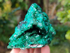 Natural Dioptase On Dolomite with Malachite Specimens x 2 From Likasi, Congo - Toprock Gemstones and Minerals 