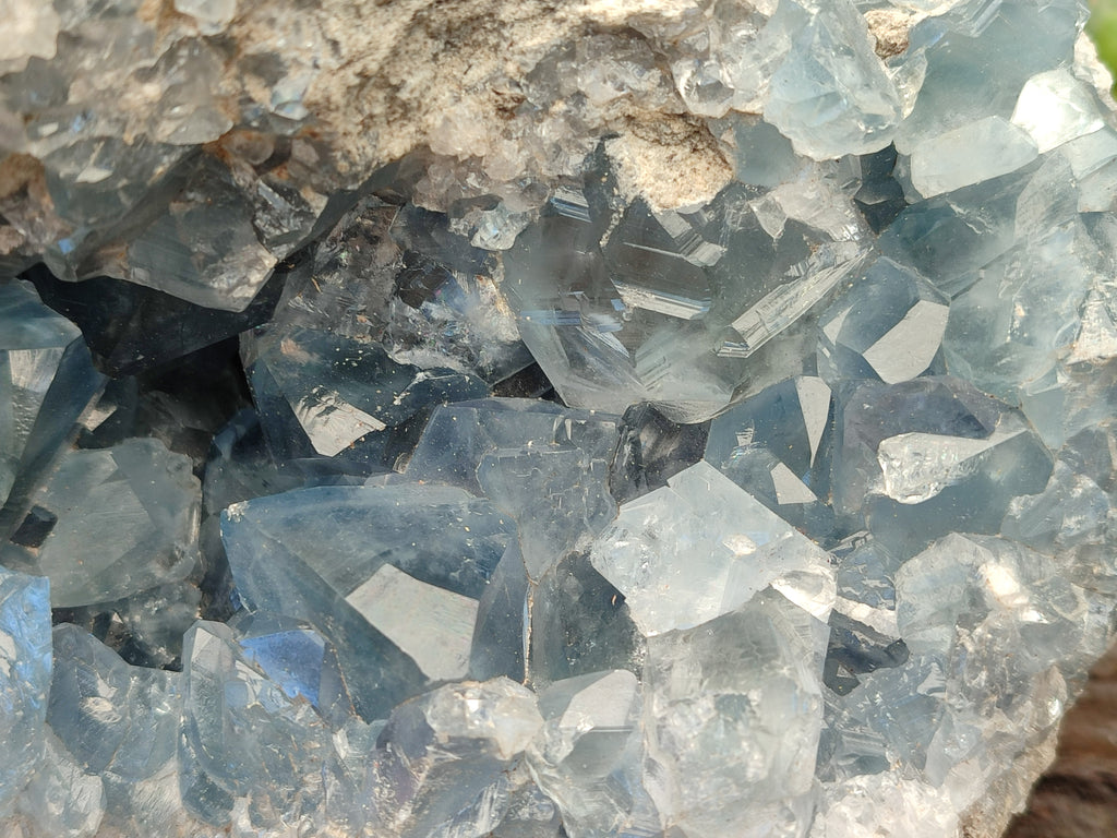 Natural Celestite Geode Specimens x 1 From Sakoany, Madagascar - Toprock Gemstones and Minerals 