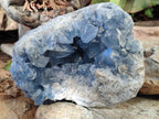 Natural Celestite Geode Specimens x 1 From Sakoany, Madagascar - Toprock Gemstones and Minerals 