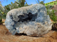 Natural Celestite Geode Specimens x 1 From Sakoany, Madagascar - Toprock Gemstones and Minerals 
